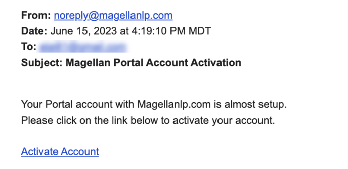 PortalActivationEmail
