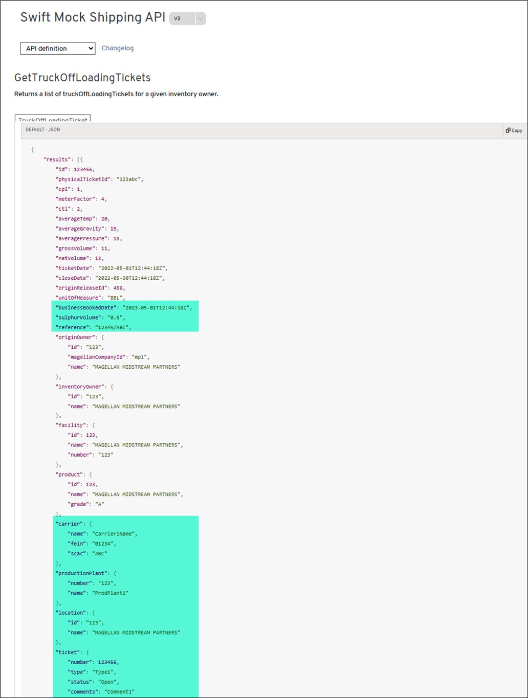 2025 June: Swift+ Application Programing Interface (API) Release